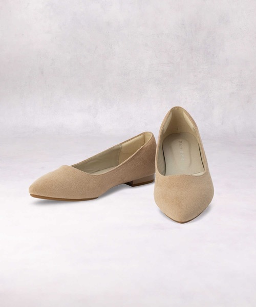 Right-on（ライトオン）の「【跳べるパンプス】プレーンフラットヒール（パンプス・レディース・グリーン/ベージュ/ブラック・37inch/39inch/40inch/35inch/36inch/38inch）」の8枚目の写真