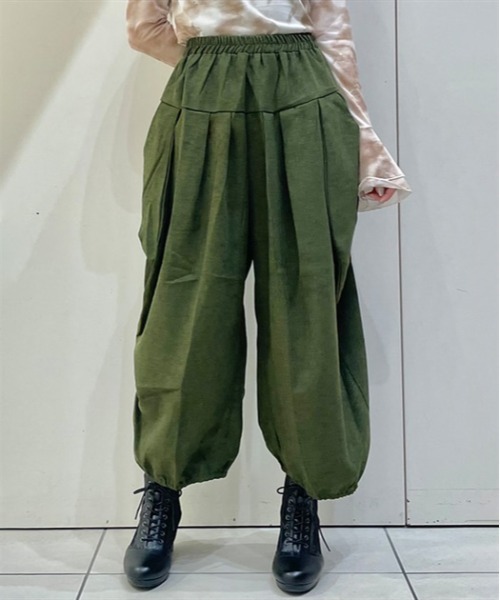 axes femme(アクシーズファム)の「変型タックパンツ(その他パンツ・レディース・モカ/カーキ/ブラック・FREE)」の1枚目の写真