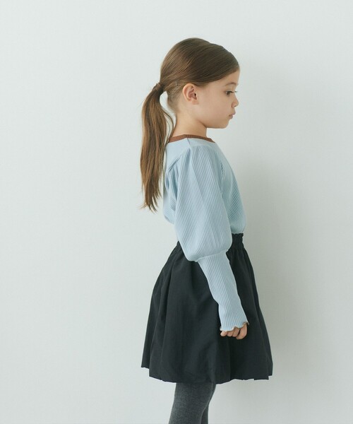 green label relaxing(グリーンレーベルリラクシング)の「【別注】<Pluckys>TJ バルーンスカート / キッズ 100cm-130cm(スカート・キッズ・ブラック/ベージュ・130cm/100cm/120cm/110cm)」の5枚目の写真