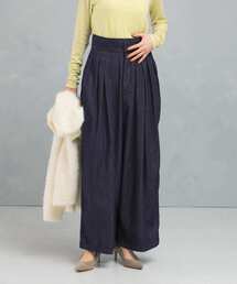 URBAN RESEARCH ROSSO WOMEN | ランダムタックデニムパンツ(デニムパンツ)