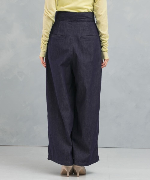 URBAN RESEARCH ROSSO WOMEN（アーバンリサーチ　ロッソ）の「ランダムタックデニムパンツ（デニムパンツ・レディース・インディゴブルー/ブラック・38/36）」の11枚目の写真