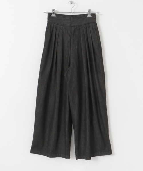 URBAN RESEARCH ROSSO WOMEN（アーバンリサーチ　ロッソ）の「ランダムタックデニムパンツ（デニムパンツ・レディース・インディゴブルー/ブラック・38/36）」の17枚目の写真