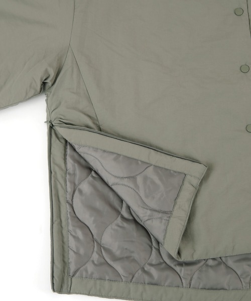 セール】ノーカラー中綿ジャケット（ノーカラージャケット）｜titivate