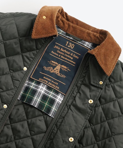 Barbour(バブアー)の「Barbour(バブアー) 130周年記念モデル TRANSPORT QUILTED JACKET 242MQU1818(その他アウター・メンズ・カーキ・36/38/40)」の8枚目の写真