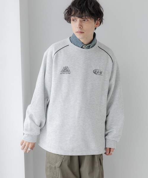 Ridingmania（ライディングマニア）の「【Ridingmania/ライディングマニア】ヴィンテージライク/裏毛ゲームスウェット（スウェット・メンズ・ブラック/ホワイト・LARGE/MEDIUM）」の5枚目の写真