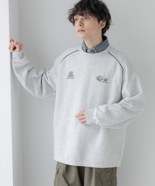 Ridingmania（ライディングマニア）の「【Ridingmania/ライディングマニア】ヴィンテージライク/裏毛ゲームスウェット（スウェット・メンズ・ブラック/ホワイト・LARGE/MEDIUM）」の6枚目の写真