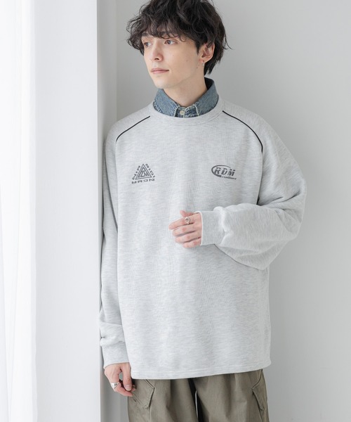 Ridingmania（ライディングマニア）の「【Ridingmania/ライディングマニア】ヴィンテージライク/裏毛ゲームスウェット（スウェット・メンズ・ブラック/ホワイト・LARGE/MEDIUM）」の7枚目の写真