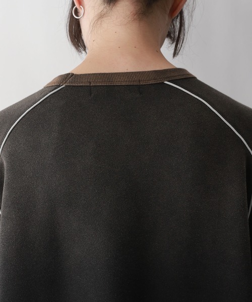 Ridingmania（ライディングマニア）の「【Ridingmania/ライディングマニア】ヴィンテージライク/裏毛ゲームスウェット（スウェット・メンズ・ブラック/ホワイト・LARGE/MEDIUM）」の14枚目の写真