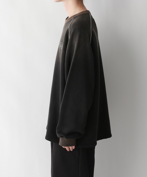 Ridingmania（ライディングマニア）の「【Ridingmania/ライディングマニア】ヴィンテージライク/裏毛ゲームスウェット（スウェット・メンズ・ブラック/ホワイト・LARGE/MEDIUM）」の12枚目の写真