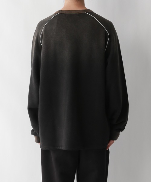 Ridingmania（ライディングマニア）の「【Ridingmania/ライディングマニア】ヴィンテージライク/裏毛ゲームスウェット（スウェット・メンズ・ブラック/ホワイト・LARGE/MEDIUM）」の13枚目の写真