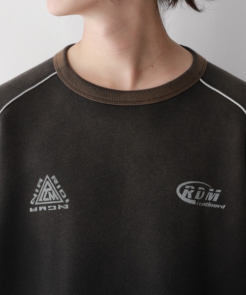 Ridingmania（ライディングマニア）の「【Ridingmania/ライディングマニア】ヴィンテージライク/裏毛ゲームスウェット（スウェット・メンズ・ブラック/ホワイト・LARGE/MEDIUM）」の15枚目の写真