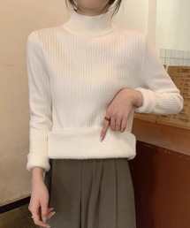 MAISON DE THERESE | 裏起毛温かニットトップス(ニット/セーター)