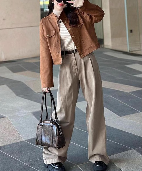 MAISON DE THERESE（メゾン ド テレーズ）の「裏起毛温かニットトップス（ニット/セーター・レディース・ブラック/アイボリー/グレー/ホワイト/ベージュ/ブルー・FREE）」の18枚目の写真