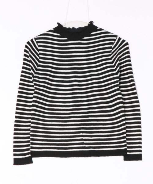 Coo+i(クーイ)の「プチハイネックボーダ長袖ニット(ニット/セーター・レディース・ベージュ/ホワイト/ブラック・FREE)」の13枚目の写真