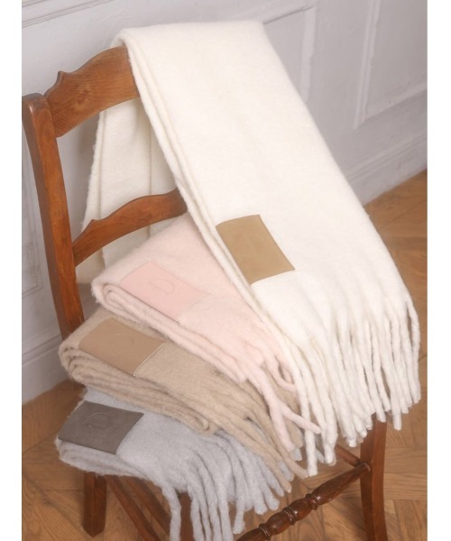 Darich レザータグパッチボリュームマフラー ダーリッチ Darich レザータグパッチボリュームマフラー