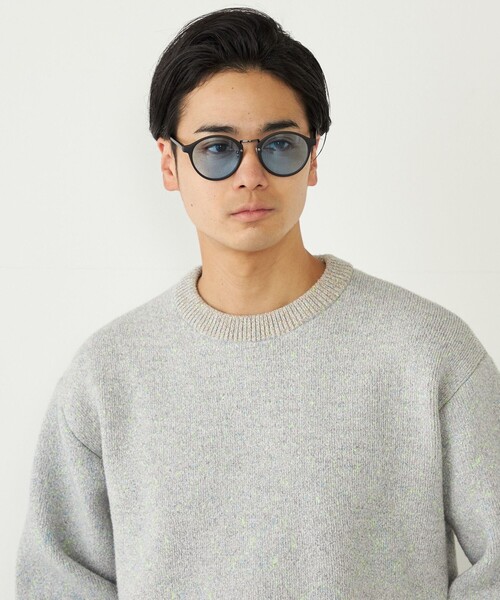 SHIPS Colors（シップス カラーズ）の「SHIPS Colors:ボストン サングラス◇（サングラス・メンズ・ライトブルー/ブラウン・ONE SIZE）」の8枚目の写真