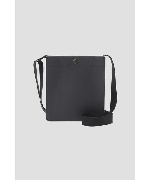 MARGARET HOWELL 新品やぎ革レザー帽子41800円F仏製黒 MARGARET HOWELL（マーガレットハウエル）の「BRIDLE LEATHER SHOLDER