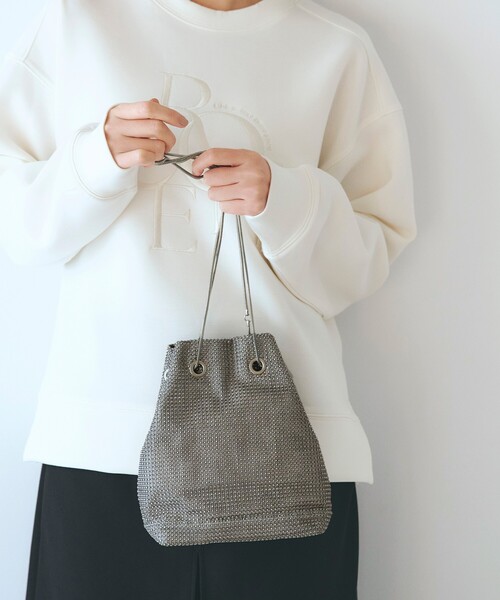 grove(グローブ)の「アソートチェーン巾着ショルダー(ショルダーバッグ・レディース・シルバー系その他2/シルバー系・00)」の1枚目の写真