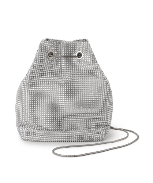 grove(グローブ)の「アソートチェーン巾着ショルダー(ショルダーバッグ・レディース・シルバー系その他2/シルバー系・00)」の10枚目の写真