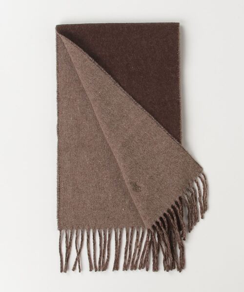 POLO RALPH LAUREN(ポロ ラルフ ローレン)の「リバーシブル ウールブレンド マフラー(マフラー・メンズ・ブラウン・ONE)」の2枚目の写真