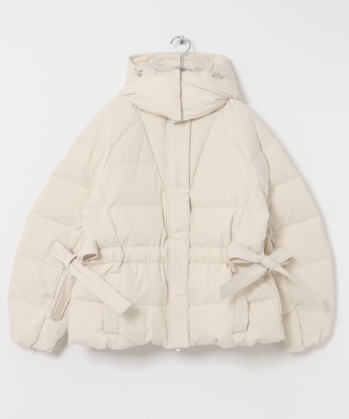 GANNI（ガニー）の「GANNI　Tech Seersucker Puffer Jacket（ダウンジャケット/コート・レディース・アイボリー・XXSXS）」の11枚目の写真
