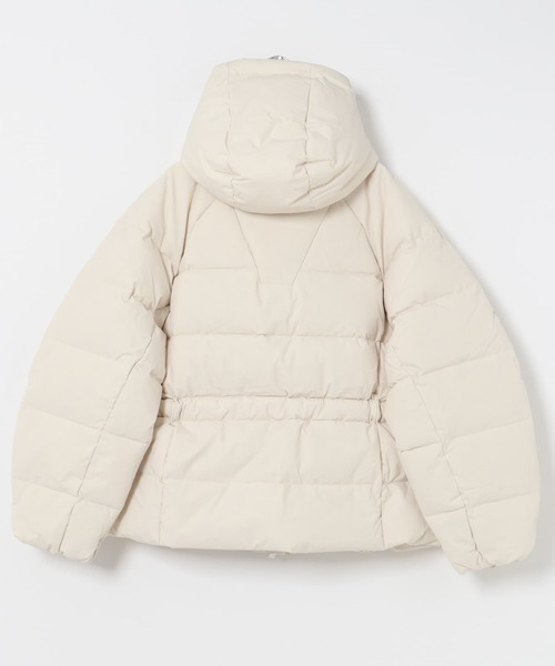 【国内即発】GANNI TECH SEERSUCKER PUFFER ダウン Puffer jacket GANNI Tech Seersucker Puffer Coat With Hood