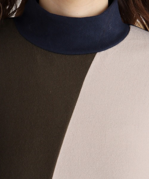 BRODIAEA(ブローディア)の「BRODIAEA マルチカラー微起毛プルオーバー(Tシャツ/カットソー・レディース・ブラック/ネイビー/カーキ・40)」の18枚目の写真