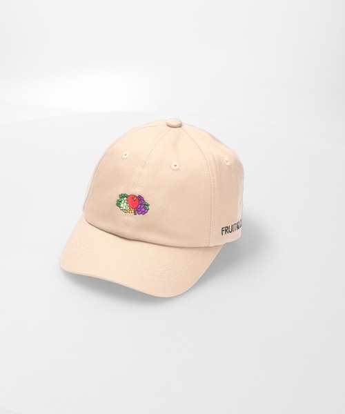 FRUIT OF THE LOOM(フルーツオブザルーム)の「EX KIDS LOGO EMB LAW CAP / キッズ / 帽子 / キャップ / シンプル / カジュアル / ユニセックス / 刺繍(キャップ・キッズ・オレンジ/グリーン/ブルー/イエロー/ピンク/ホワイト/ブラック/ベージュ・FREE)」の4枚目の写真