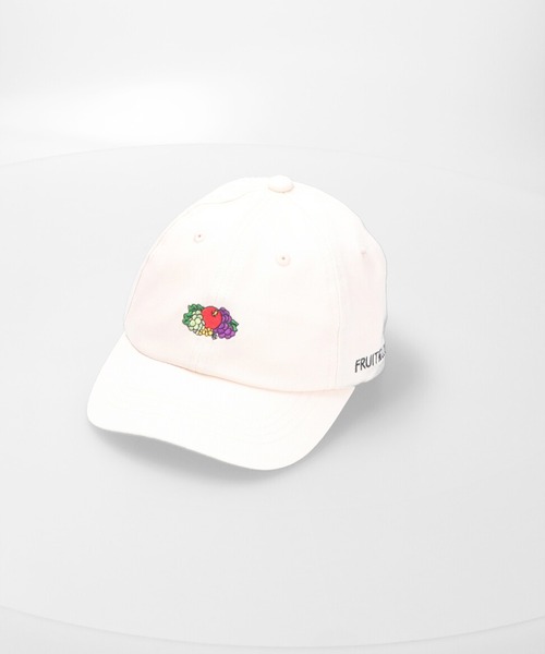 FRUIT OF THE LOOM(フルーツオブザルーム)の「EX KIDS LOGO EMB LAW CAP / キッズ / 帽子 / キャップ / シンプル / カジュアル / ユニセックス / 刺繍(キャップ・キッズ・オレンジ/グリーン/ブルー/イエロー/ピンク/ホワイト/ブラック/ベージュ・FREE)」の2枚目の写真