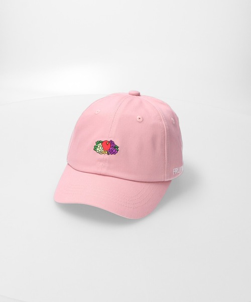 FRUIT OF THE LOOM(フルーツオブザルーム)の「EX KIDS LOGO EMB LAW CAP / キッズ / 帽子 / キャップ / シンプル / カジュアル / ユニセックス / 刺繍(キャップ・キッズ・オレンジ/グリーン/ブルー/イエロー/ピンク/ホワイト/ブラック/ベージュ・FREE)」の7枚目の写真