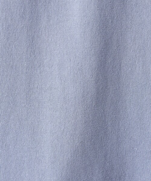 green label relaxing(グリーンレーベルリラクシング)の「クリア コットン テンジク モックネックT 半袖 ニット(ニット/セーター・メンズ・ライトグレー/ライトブルー/ダークグレー・XL/L/M/S)」の16枚目の写真