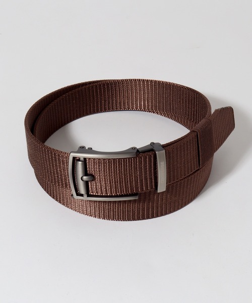 CONVERSE（コンバース）の「【CONVERSE/コンバース】テープ アジャスター式ベルト（ベルト・メンズ・カーキ/ベージュ/チョコ/ブラック/グレー・FREE）」の3枚目の写真
