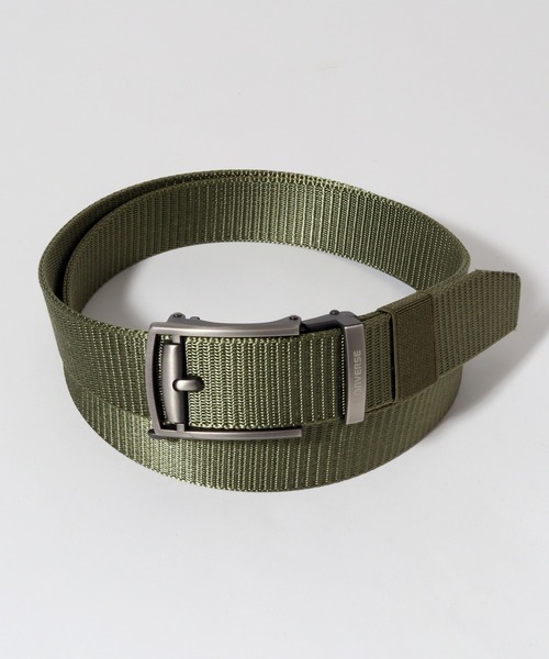 CONVERSE（コンバース）の「【CONVERSE/コンバース】テープ アジャスター式ベルト（ベルト・メンズ・カーキ/ベージュ/チョコ/ブラック/グレー・FREE）」の5枚目の写真