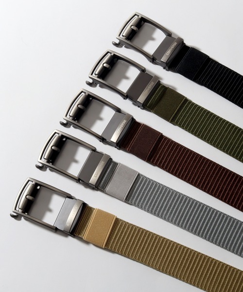 CONVERSE（コンバース）の「【CONVERSE/コンバース】テープ アジャスター式ベルト（ベルト・メンズ・カーキ/ベージュ/チョコ/ブラック/グレー・FREE）」の11枚目の写真