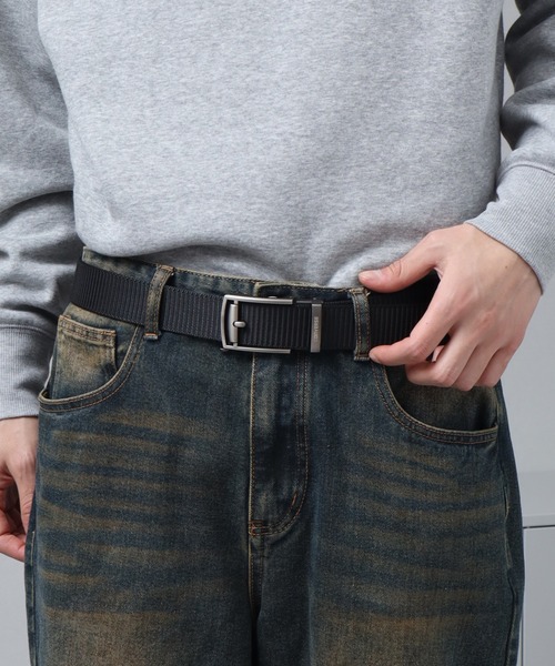 CONVERSE（コンバース）の「【CONVERSE/コンバース】テープ アジャスター式ベルト（ベルト・メンズ・カーキ/ベージュ/チョコ/ブラック/グレー・FREE）」の15枚目の写真