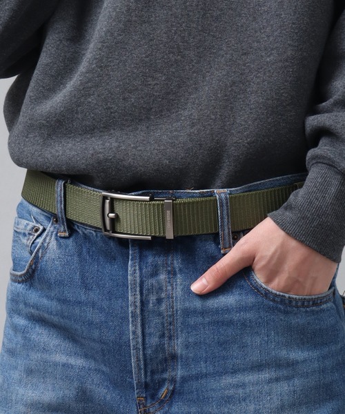 CONVERSE（コンバース）の「【CONVERSE/コンバース】テープ アジャスター式ベルト（ベルト・メンズ・カーキ/ベージュ/チョコ/ブラック/グレー・FREE）」の14枚目の写真