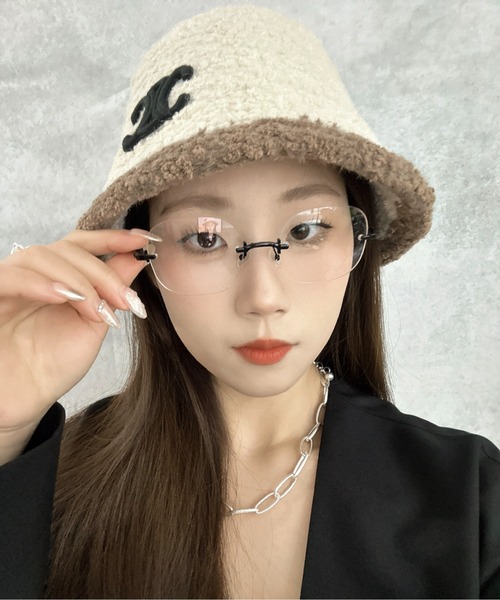 【Grunge Glasses リムレス 伊達メガネ key 23ss】 未使用 Grunge Glasses リムレス 伊達メガネ key 23ss】 未使用 Amazon