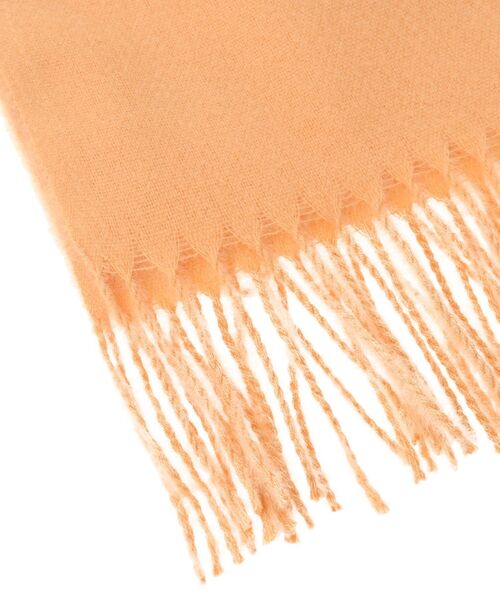 Green　Parks（グリーンパークス）の「カシミヤライクカラーストール（ストール/ショール・レディース・ライトグレー/ホワイト系その他2/オレンジ・FREE）」の9枚目の写真