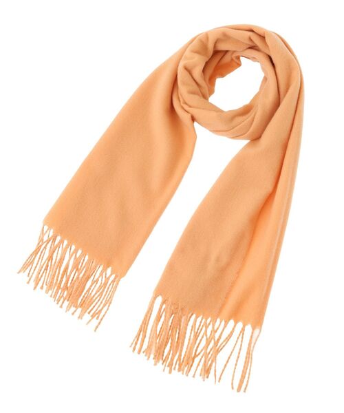 Green　Parks（グリーンパークス）の「カシミヤライクカラーストール（ストール/ショール・レディース・ライトグレー/ホワイト系その他2/オレンジ・FREE）」の12枚目の写真