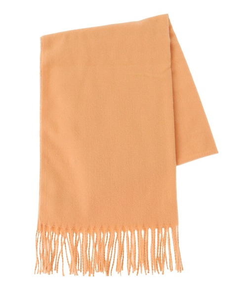 Green　Parks（グリーンパークス）の「カシミヤライクカラーストール（ストール/ショール・レディース・ライトグレー/ホワイト系その他2/オレンジ・FREE）」の3枚目の写真