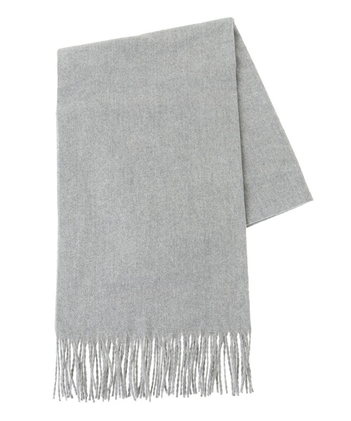 Green　Parks（グリーンパークス）の「カシミヤライクカラーストール（ストール/ショール・レディース・ライトグレー/ホワイト系その他2/オレンジ・FREE）」の2枚目の写真