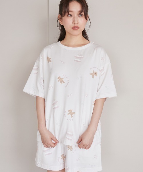ウォッシングベア柄ショートパンツ（ルームウェア/パジャマ