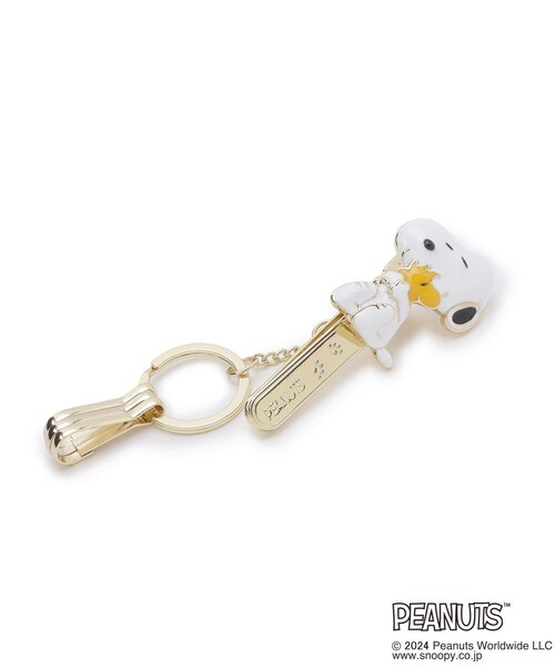 PEARLY GATES スヌーピー クリップ付きキーホルダー即日発送 01 ファッション PEARLY GATES スヌーピー クリップ付き