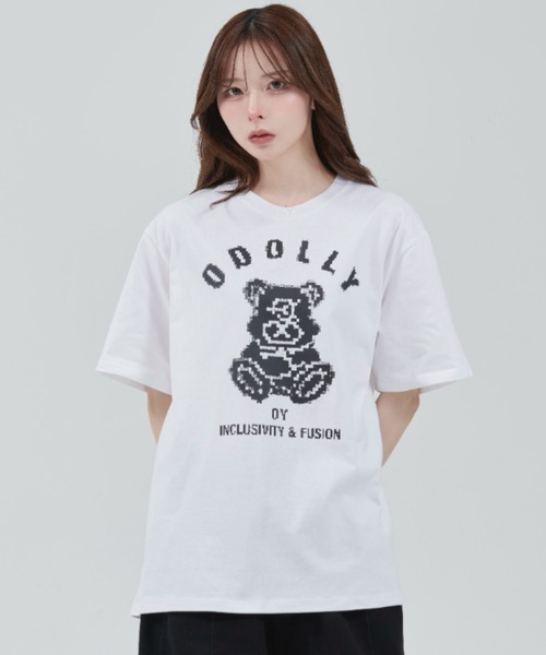 oy オーワイ　オードリー　tシャツ　ホワイト OY/オーワイ』PIXEL ART DOLLY TEE/ピクセルアートオードリー