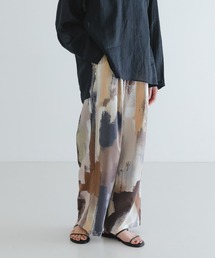 URBAN RESEARCH | new basic　カラーブロックペイントワイドパンツ(その他パンツ)
