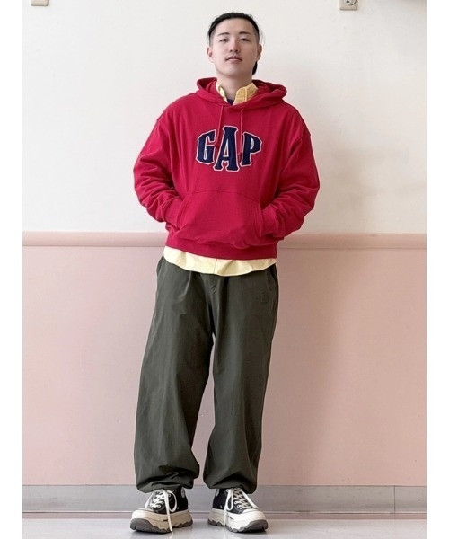 GAP（ギャップ）の「パラシュートパンツ（ユニセックス）（その他パンツ・メンズ・ブラック/ベージュ/グリーン・L/XS/S/M/XL）」の7枚目の写真