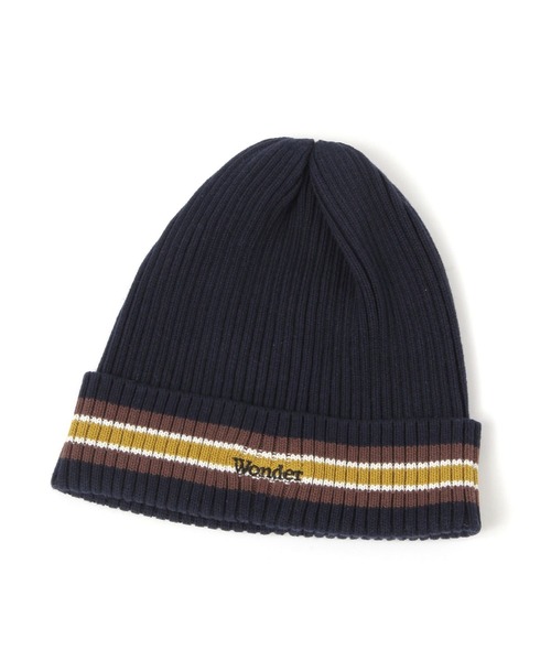 LAKOLE（ラコレ）の「ラインロゴニットワッチ / 283608（ニットキャップ/ビーニー・メンズ・ネイビー/ブラック/グレー・9）」の6枚目の写真