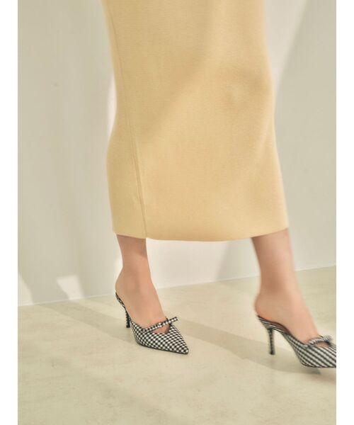 RESEXXY（リゼクシー）の「タイトロングスカート【セットアップ着用可能】（スカート・レディース・ネイビー/イエロー/ライトグレー・FREE）」の22枚目の写真