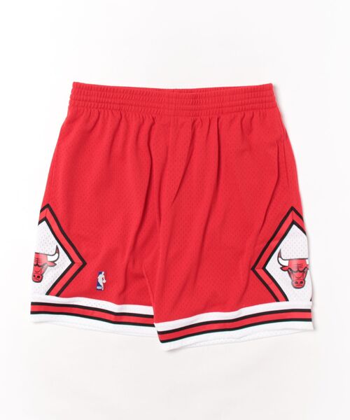 Mitchell&Ness(ミッチェル&ネス)の「【Mitchell&Ness】Swingman ショーツ Bulls 97-98/スウィングマン/ブルズ(その他パンツ・メンズ・レッド・L/XL)」の1枚目の写真