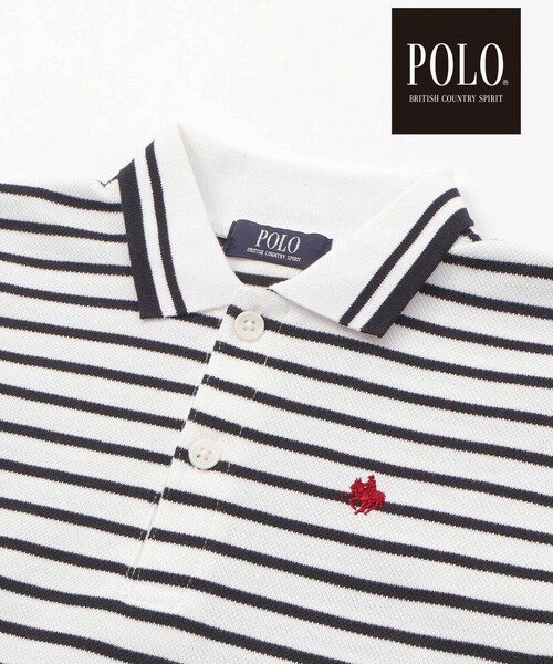 SLAP SLIP(スラップスリップ)の「【POLO BCS(ポロ・ビーシーエス)×SLAP SLIPコラボ】【お揃い】無地ボーダーライン襟ポロシャツ(80~130cm)(ポロシャツ・キッズ・ネイビー/ブラック系その他・110cm/90cm/100cm/120cm/80cm/130cm)」の7枚目の写真